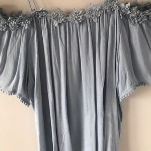 She and Sky Floral Top